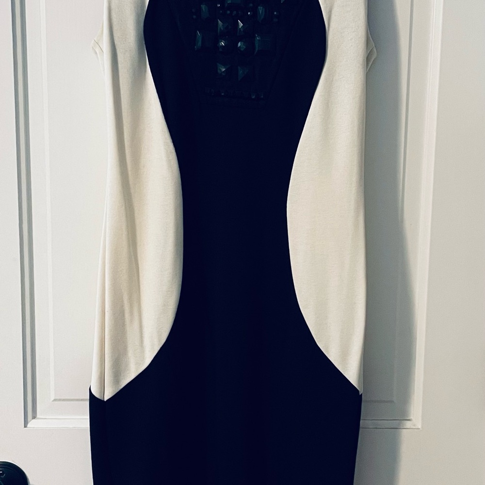 VENUS Black Sheath Midi Dress Sleeveless Cocktail